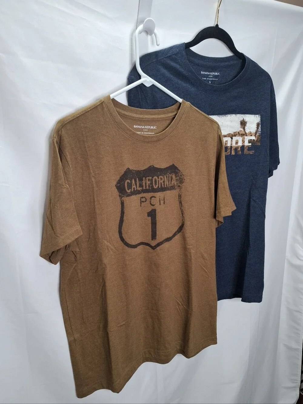 Banana Republic Mens Tee Shirts Set Of 2 Size Large